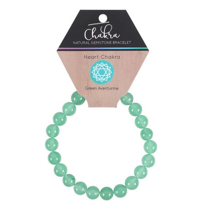 Heart Chakra Green Aventurine Natural Gemstone Bracelet