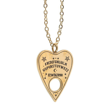 Planchette Necklace Greeting Card