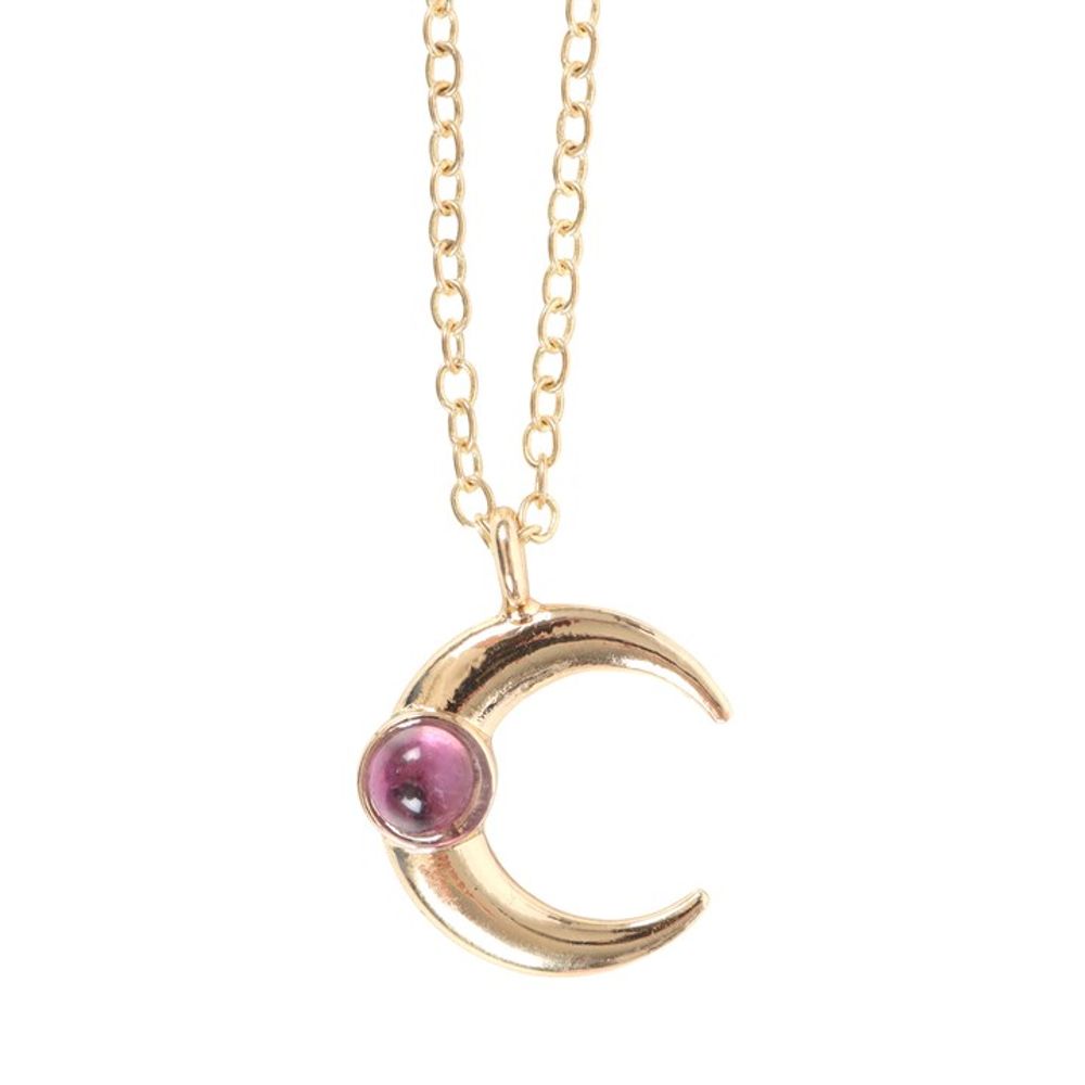 The Moon Celestial Amethyst Necklace & Greeting Card