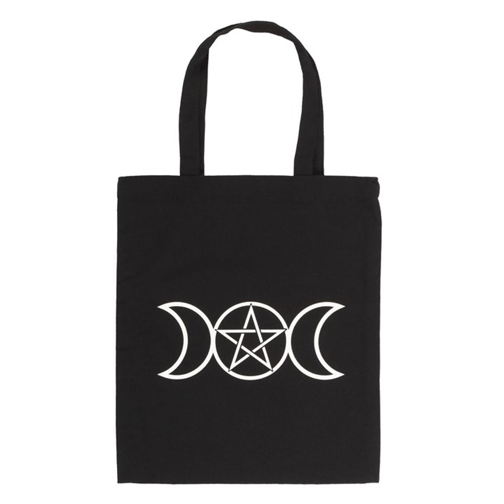 Pentagram Triple Moon Tote Bag