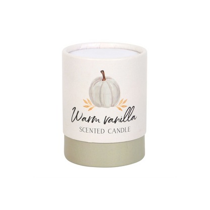 Cosy Pumpkin Warm Vanilla Fragranced Candle