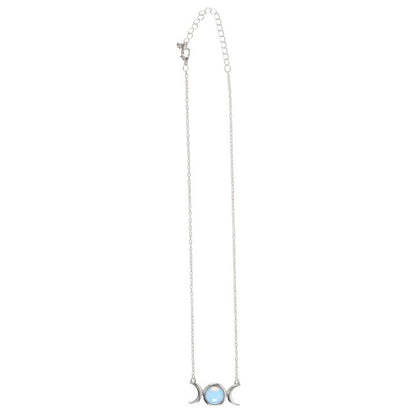 Opalite Moon Goddess Necklace & Greeting Card