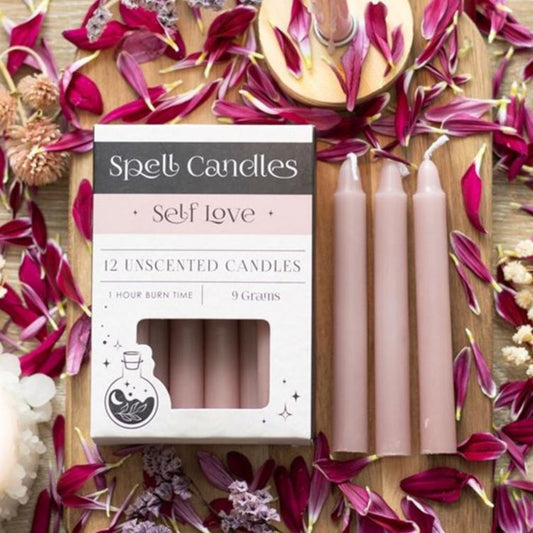 Pack of 12 Self Love Spell Candles