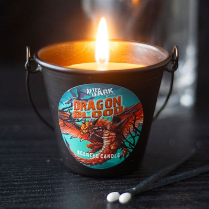 Dragon Blood Scented Bucket Candle