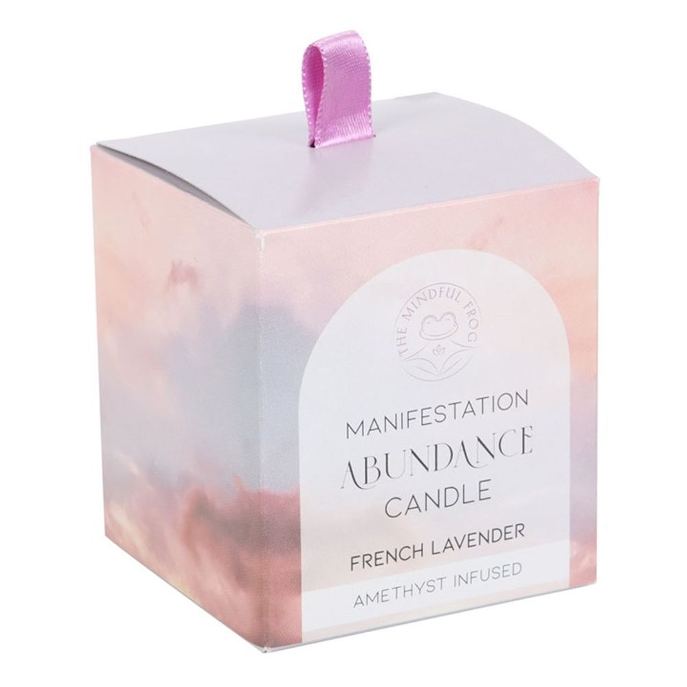 Abundance Manifestation Candle with French Lavender & Amethyst Infusion