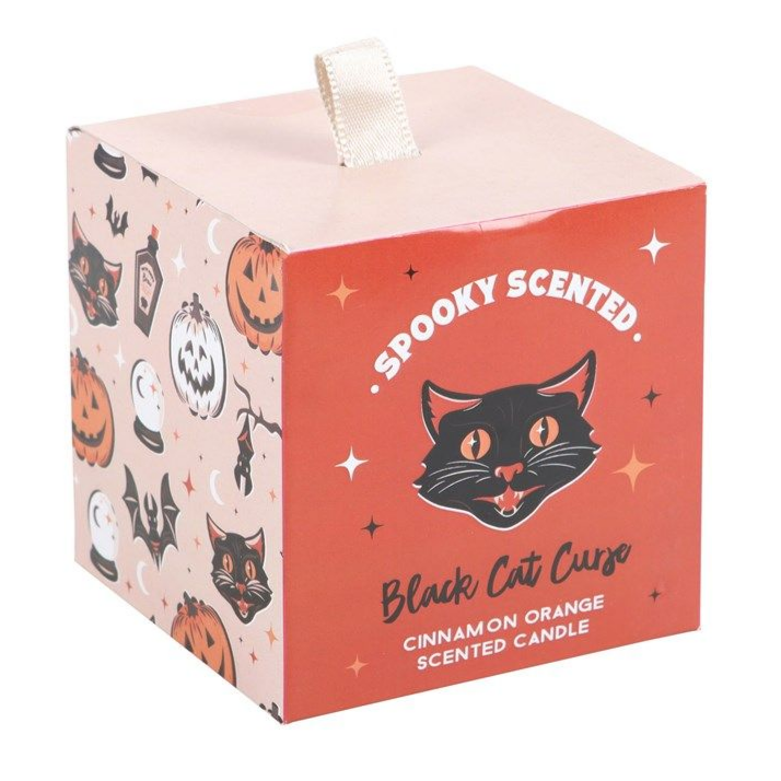 The Black Cat Curse Cinnamon & Orange Scented Candle