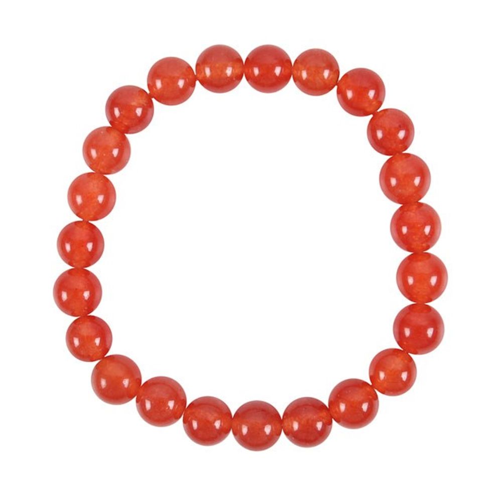 Sacral Chakra Carnelian Natural Gemstone Bracelet