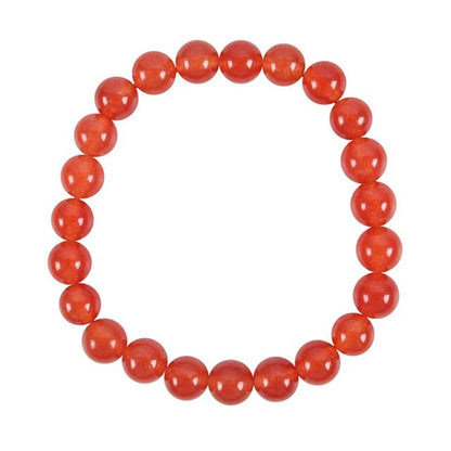 Sacral Chakra Carnelian Natural Gemstone Bracelet