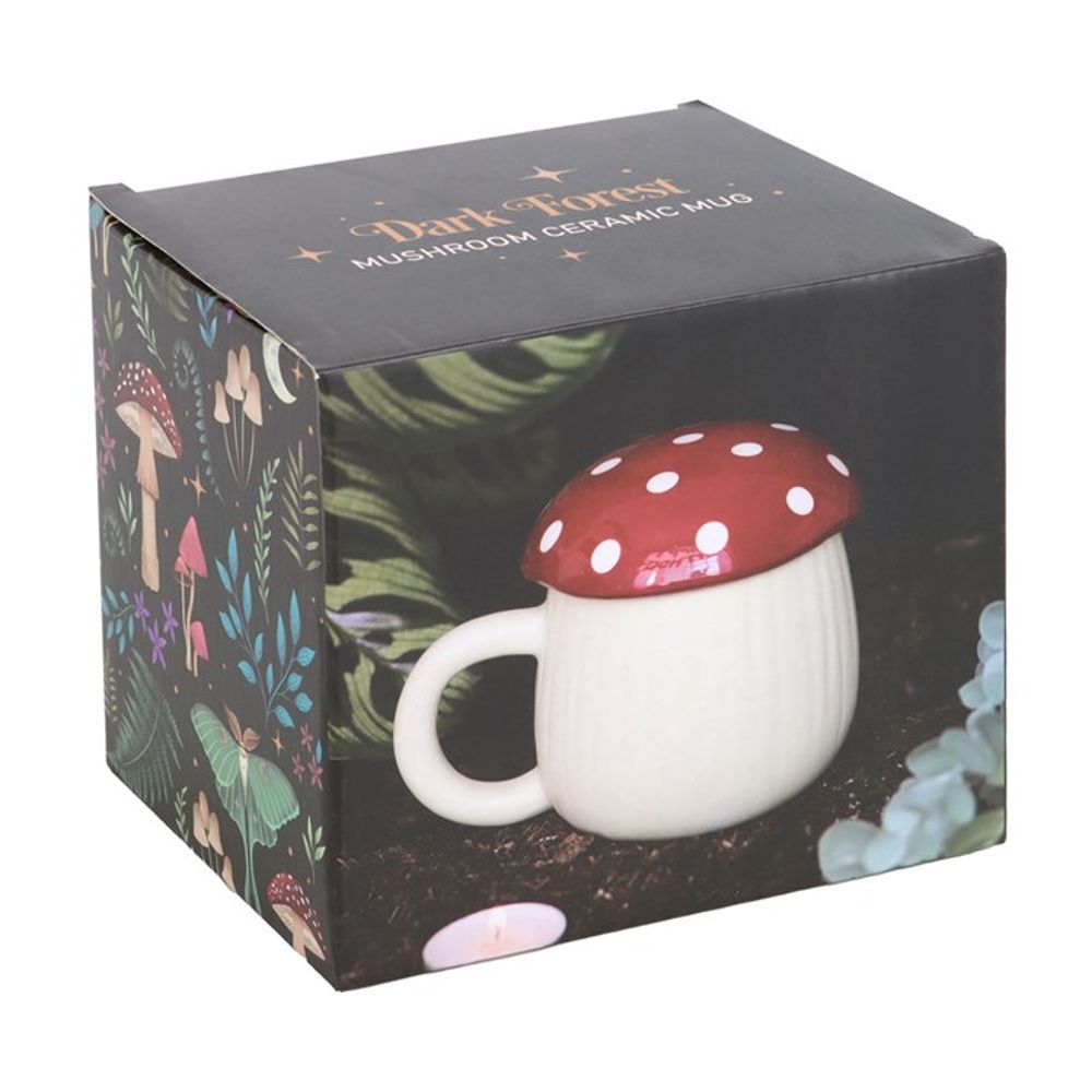 Mushroom Mug with Lid