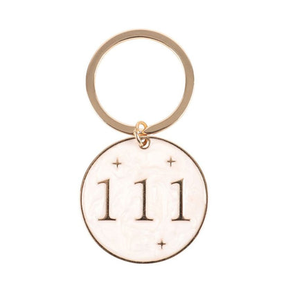 111 Angel Number Keyring