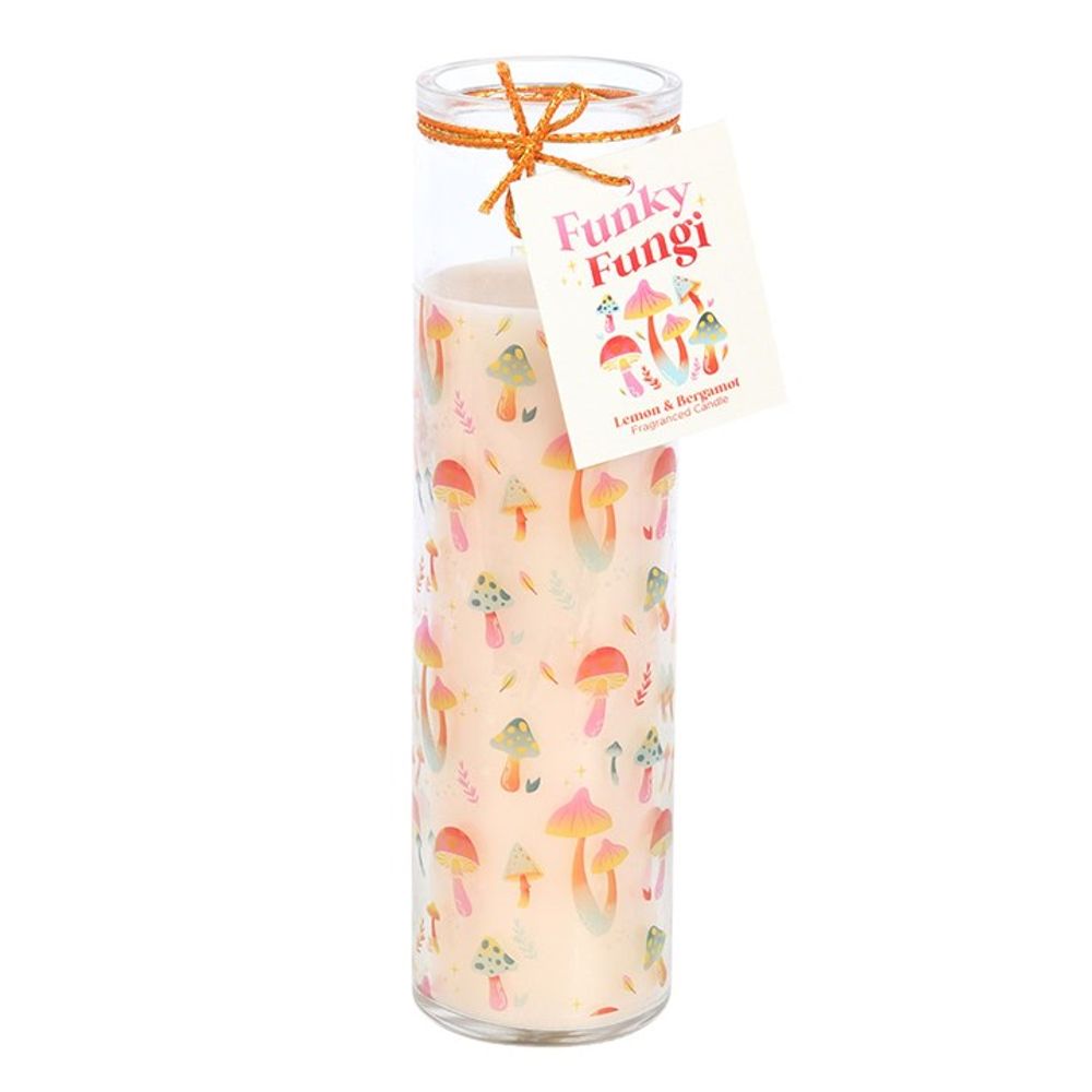 Funky Fungi Lemon & Bergamot Scented Tube Candle