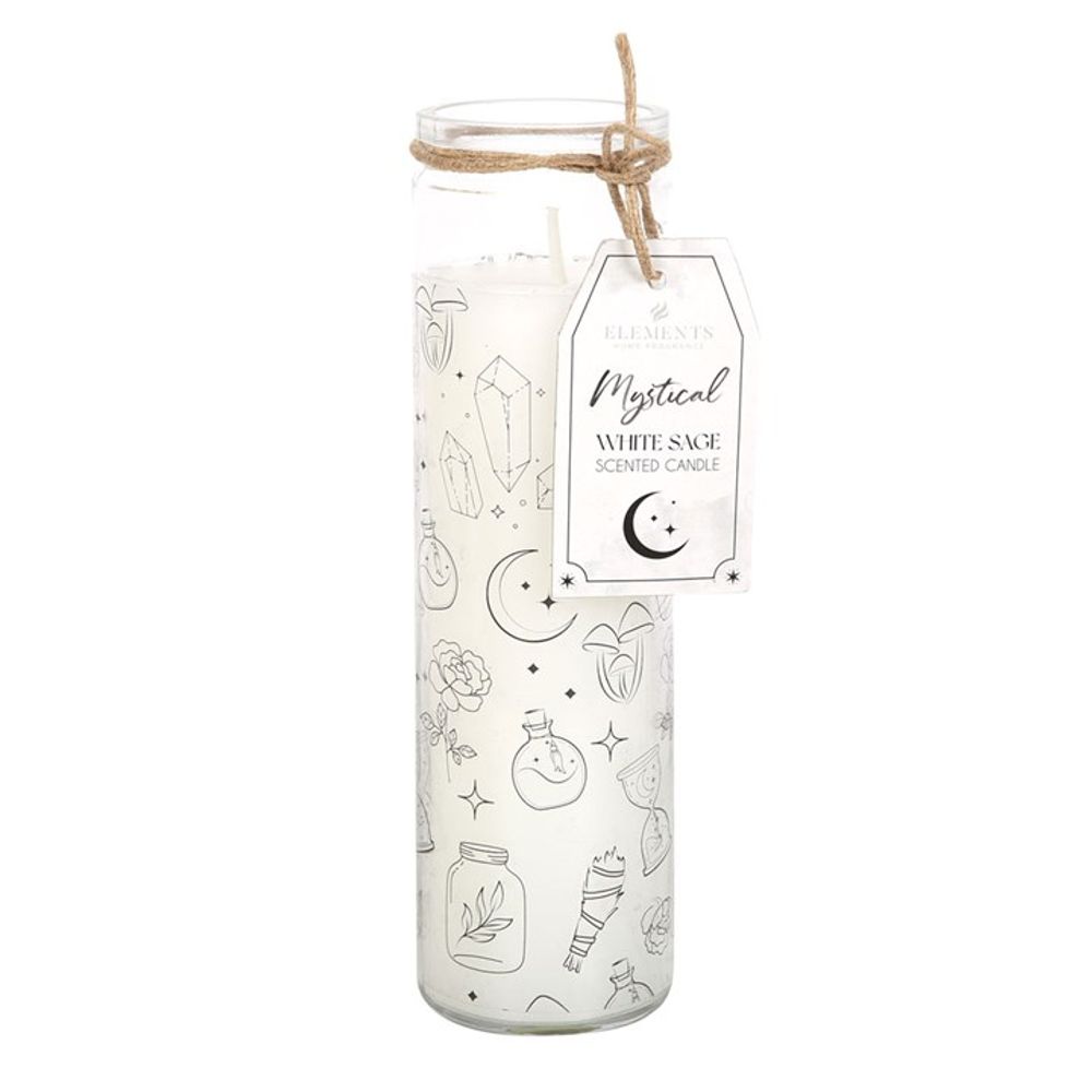 Mystical White Sage Infused Tube Candle