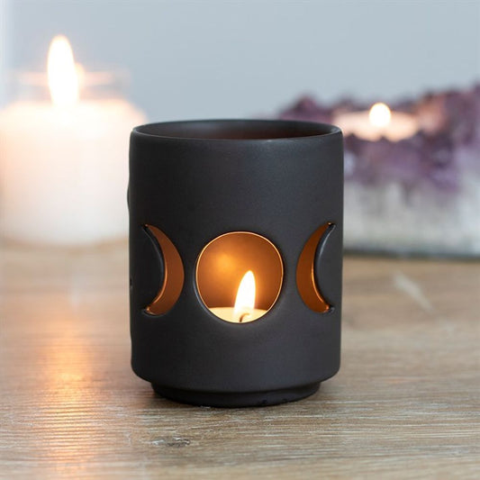 Small Triple Moon Tealight Holder