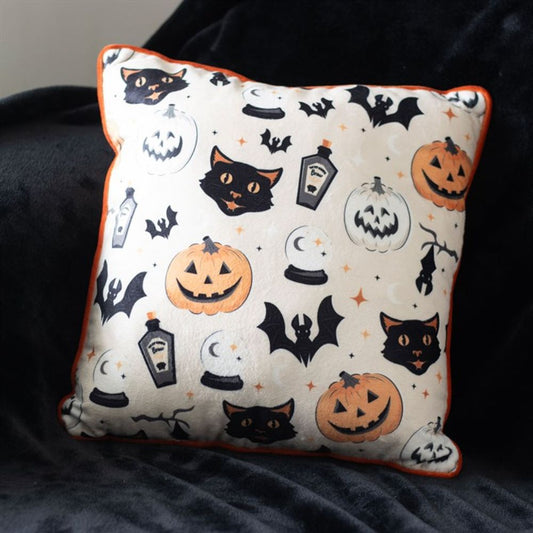 Vintage Inspired Halloween Cushion